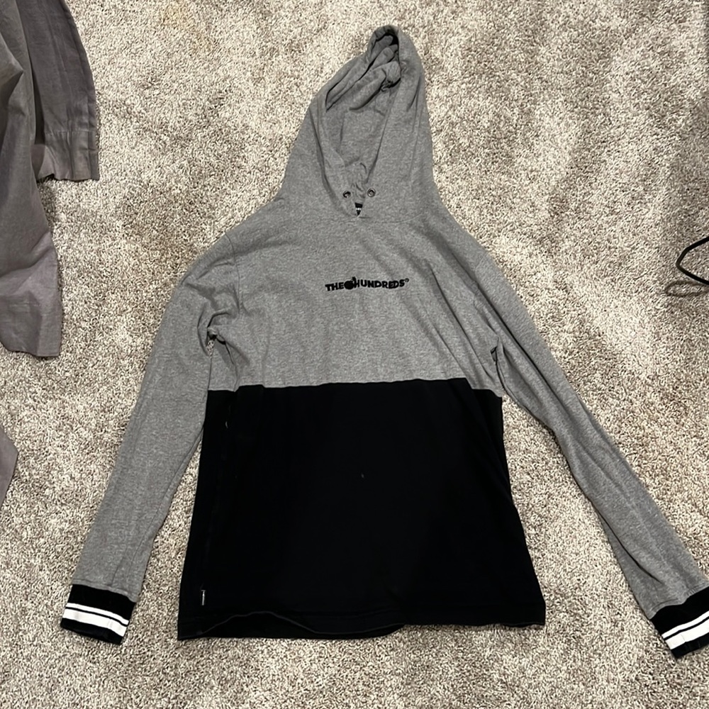 The Hundreds hoodie. Size small. Grey/black color